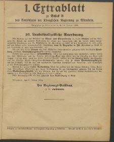 Amtsblatt der Königlichen Regierung zu Allenstein, 1908 Jg. 4, Stück 3 + Extrablatt