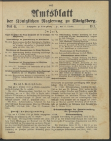 Amtsblatt der Königlichen Regierung zu Königsberg, 1912, Stück 42