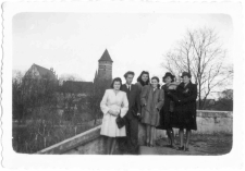 [Widok na zamek olsztyński z placu przy kościele garnizonowym. 1]