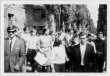 Uczestnicy zorganizowanej wycieczki Zakopane-Oświęcim