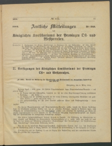 Amtliche Mitteilungen des Königlichen Konsistoriums der Provinzen Ost-und Westpreußen zu Königsberg i[n] Ostpr., 1884, Stück 3