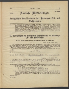 Amtliche Mittheilungen des Königlichen Konsistoriums der Provinzen Ost-und Westpreußen zu Königsberg i[n] Ostpr., 1885, Stück 3