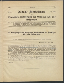 Amtliche Mittheilungen des Königlichen Konsistoriums der Provinzen Ost-und Westpreußen zu Königsberg i[n] Ostpr., 1885, Stück 5