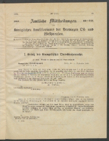 Amtliche Mittheilungen des Königlichen Konsistoriums der Provinzen Ost-und Westpreußen zu Königsberg i[n] Ostpr., 1885, Stück 12