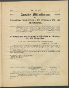 Amtliche Mittheilungen des Königlichen Konsistoriums der Provinzen Ost-und Westpreußen zu Königsberg i[n] Ostpr., 1886, Stück 2