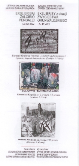 Ekslibrisai Žalgirio Pergelei : laureatai / Ekslibrisy z okazji Zwycięstwa Grunwaldzkiego : laureaci