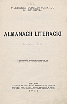 Almanach Literacki Wileńskiego Oddziału Polskiego Białego Krzyża