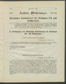 Amtliche Mittheilungen des Königlichen Konsistoriums der Provinzen Ost-und Westpreußen zu Königsberg i[n] Ostpr., 1886, Stück 15