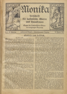 Monika : Zeitschrift für katholische Mütter und Hausfrauen, 1931 Jg. 63, Nr. 2
