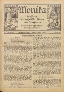 Monika : Zeitschrift für katholische Mütter und Hausfrauen, 1931 Jg. 63, Nr. 7