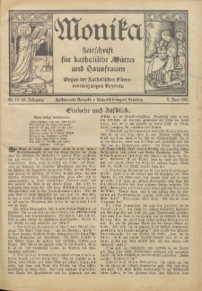 Monika : Zeitschrift für katholische Mütter und Hausfrauen, 1931 Jg. 63, Nr. 11