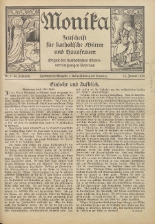 Monika : Zeitschrift für katholische Mütter und Hausfrauen, 1932 Jg. 64, Nr. 2
