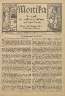 Monika : Zeitschrift für katholische Mütter und Hausfrauen, 1932 Jg. 64, Nr. 5