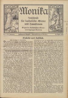 Monika : Zeitschrift für katholische Mütter und Hausfrauen, 1932 Jg. 64, Nr. 8