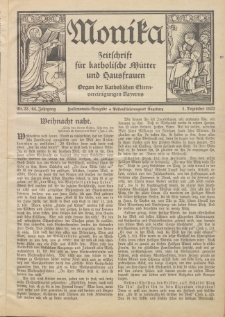Monika : Zeitschrift für katholische Mütter und Hausfrauen, 1932 Jg. 64, Nr. 23