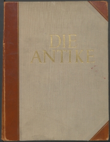 Die Antike : Zeitschrift für Kunst und Kultur des klassischen Altertums, 1928 Bd. 4
