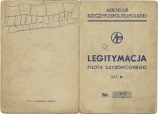 Legitymacja pilota szybowcowego