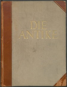Die Antike : Zeitschrift für Kunst und Kultur des klassischen Altertums, 1929 Bd. 5