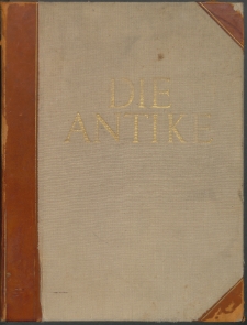 Die Antike : Zeitschrift für Kunst und Kultur des klassischen Altertums, 1930 Bd. 6