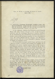 Klaudyusza Ptolemeusza Germania wielka i Sarmacya nadwiślańska. Uwagi krytyczne = (Kritische Bemerkungen über die Germania Magna und des westliche Sarmaten des Claudius Ptolemeus)