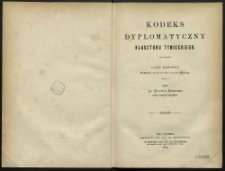 [Przedmowa do: Kodeks dyplomatyczny klasztoru tynieckiego. Część pierwsza obejmująca rzeczy od roku 1105 do roku 1399]