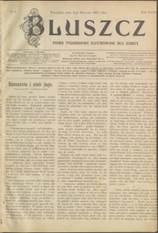Bluszcz : pismo tygodniowe ilustrowane dla kobiet, 1907 R. 43, nr 1