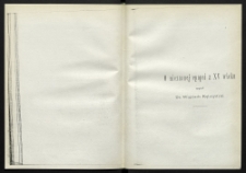 O nieznanej epopei z XV wieku : odczyt miany dnia 13 października 1887 na walnem zgramadzeniu Zakładu Nar. im. Ossolińskich