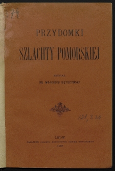 Przydomki szlachty pomorskiej