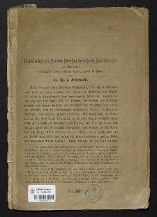 Ueber einige die Provinz Preussen betreffende Handschriften der Bibliothek des Fürsten Władysław Czartoryski in Paris