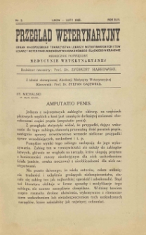 Przegląd Weterynaryjny : organ Małopolskiego Towarzystwa Lekarzy Weterynaryjnych i Tow. Lekarzy Weterynar. Województwa Krakowskiego i Śląskiego w Krakowie : miesięcznik poświęcony medycynie weterynaryjnej, 1929 R. 42, nr 2
