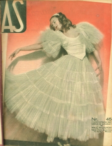 As : ilustrowany magazyn tygodniowy, 1937 (R. 3), nr 45