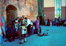 [Rycerze Bractwa Rycerskiego Św. Katarzyny na zamku w Działdowie]