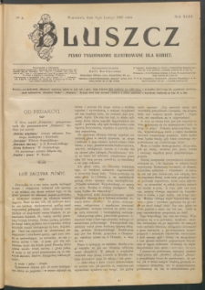 Bluszcz : pismo tygodniowe ilustrowane dla kobiet, 1907 R. 43, nr 5