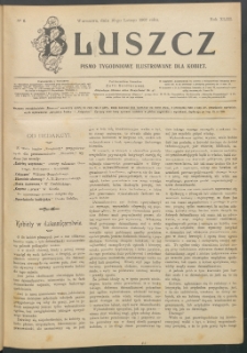 Bluszcz : pismo tygodniowe ilustrowane dla kobiet, 1907 R. 43, nr 6