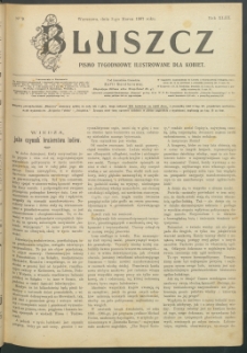 Bluszcz : pismo tygodniowe ilustrowane dla kobiet, 1907 R. 43, nr 9