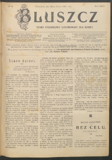 Bluszcz : pismo tygodniowe ilustrowane dla kobiet, 1907 R. 43, nr 10