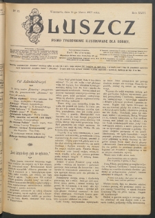 Bluszcz : pismo tygodniowe ilustrowane dla kobiet, 1907 R. 43, nr 12