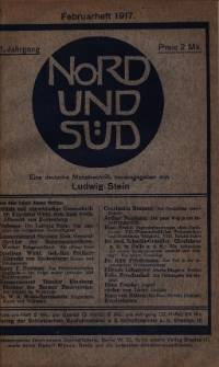 Nord und Süd : eine deutsche Monatsschrift, 1916 Jg. 41, Bd. 159, Heft 506