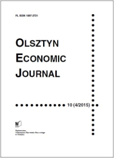 Olsztyn Economic Journal 10 (4/2015), 2015
