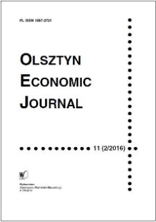 Olsztyn Economic Journal 11 (2/2016), 2016