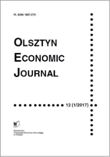 Olsztyn Economic Journal 12 (1/2017), 2017