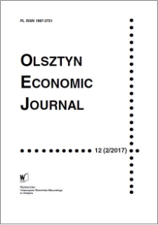 Olsztyn Economic Journal 12 (2/2017), 2017