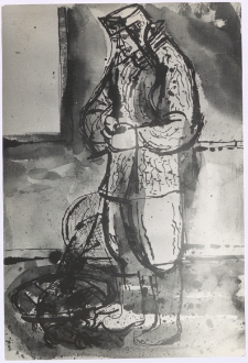 [Rybak z siecią. 1]