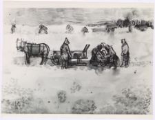 [Rybacy przy saniach]