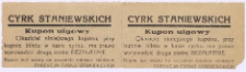 Cyrk Staniewskich : kupon ulgowy