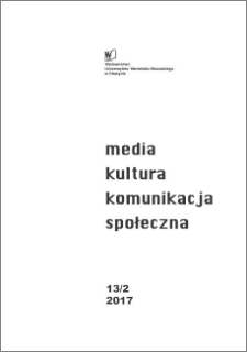 Media, Kultura, Komunikacja społeczna 13/2 (2017)