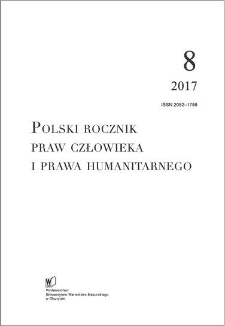 Polski Rocznik Praw Człowieka i Prawa Humanitarnego 8 (2017)