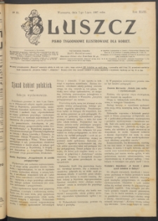 Bluszcz : pismo tygodniowe ilustrowane dla kobiet, 1907 R. 43, nr 27