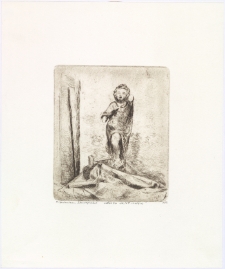 [Martwa natura z rzeźbą]