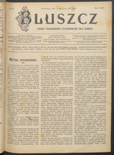 Bluszcz : pismo tygodniowe ilustrowane dla kobiet, 1907 R. 43, nr 28